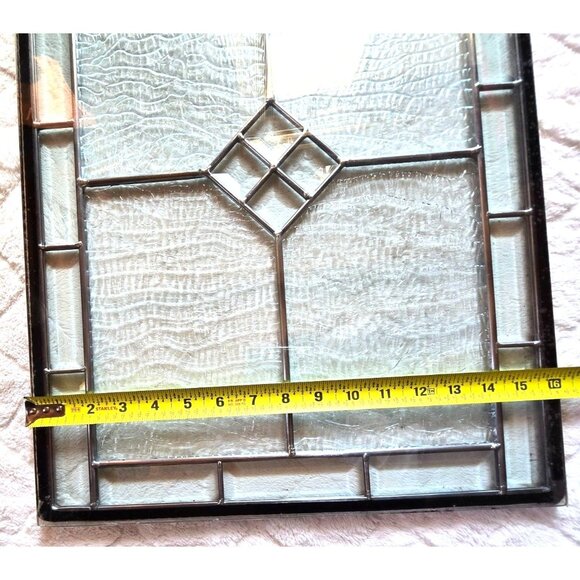 Stained Glass Window Panel Heavy and Well-made Good quality - Picture 5 of 8